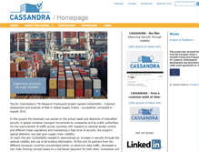 Tablet Screenshot of cassandra-project.eu